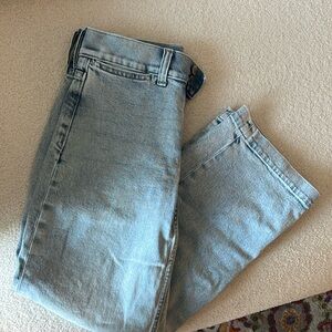 Banana Republic high rise wide leg crop